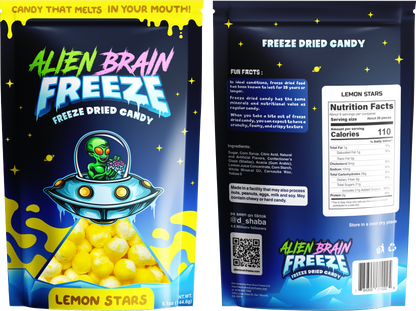 Freeze Dried Lemon Stars 16 ct