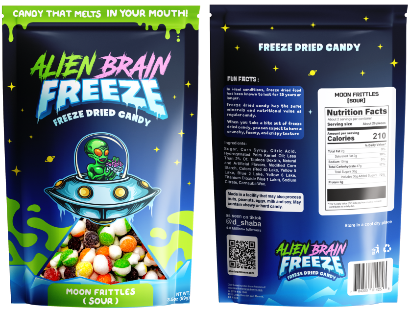 Freeze Dried Moon Frittles (Sour) 16 ct