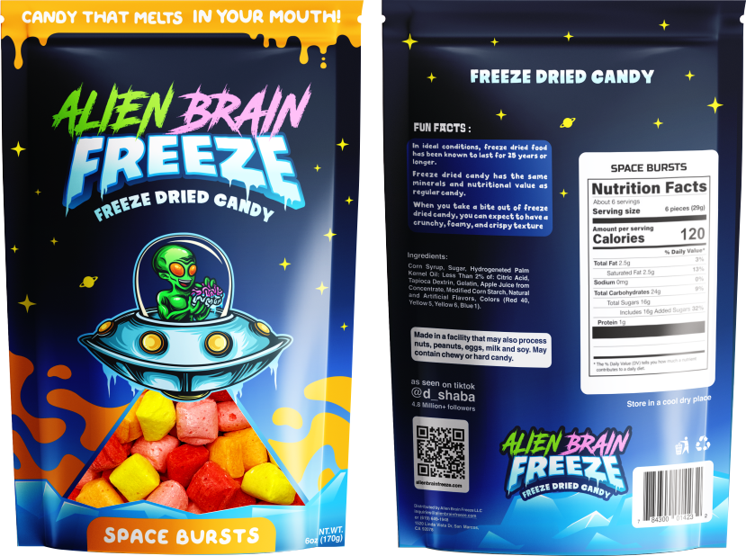 Freeze Dried Space Bursts 16 ct